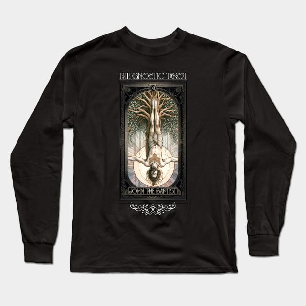 Gnostic Tarot Major Arcana - John The Baptist Long Sleeve T-Shirt by AltrusianGrace